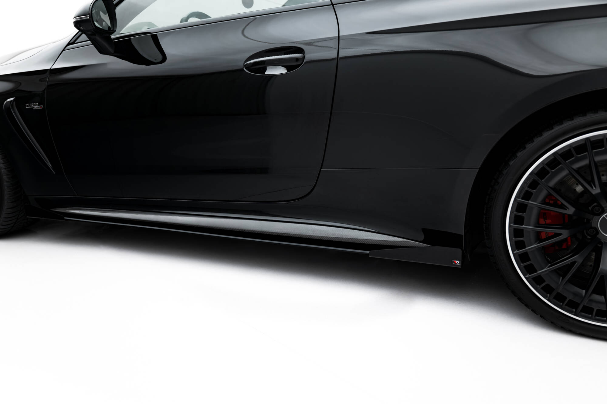 Street Pro Zijskirts + Flaps Mercedes-AMG CLE 53 C236 Maxton Glanzend zwart