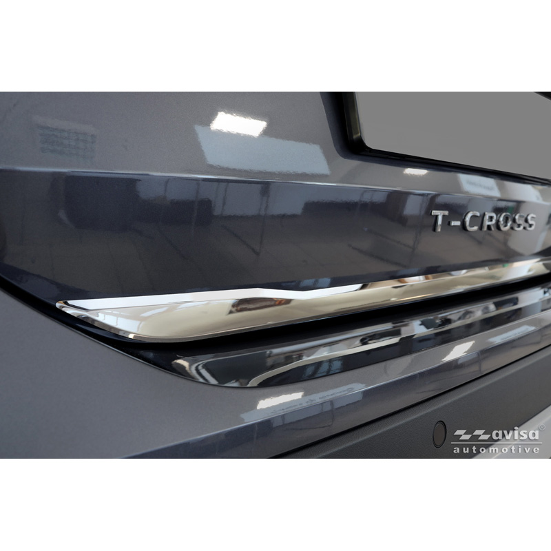 Avisa Chroom RVS Kofferbak Sierlijst  Volkswagen T-Cross 2019-2024 & Facelift 2024-