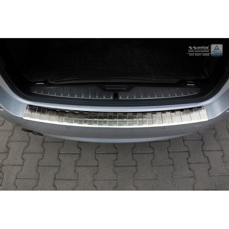 RVS Achterbumperprotector  BMW 5-Serie F11 Touring 2010-2017 'Ribs'