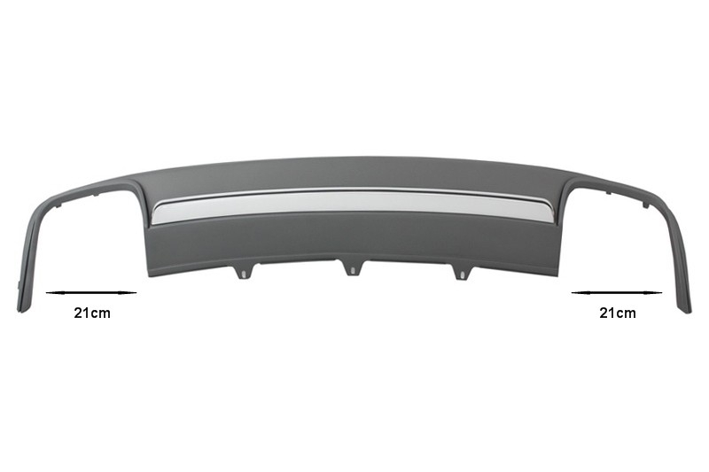 Audi A4 B8 Sedan Facelift (2012-up) AchterBumper Diffuser & Exha