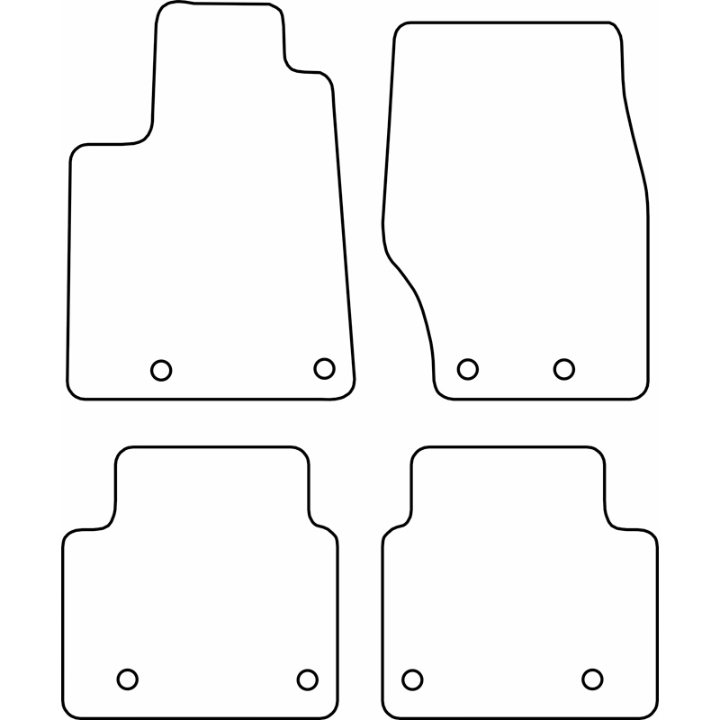 Automatten Velours  Jeep Grand Cherokee V 2021-