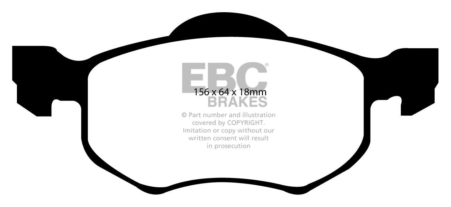 EBC Brakes FORD Maverick 3.0 2001-2004 Remblokken voorzijde