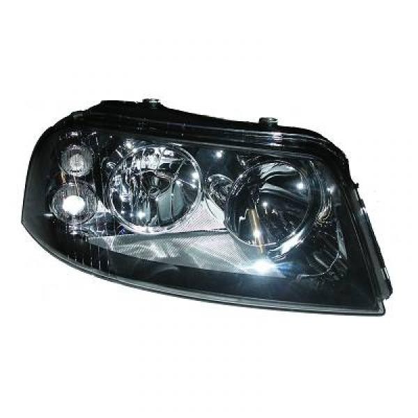 Koplamp links SHARAN 00->> TYC H7+H1/ZWART