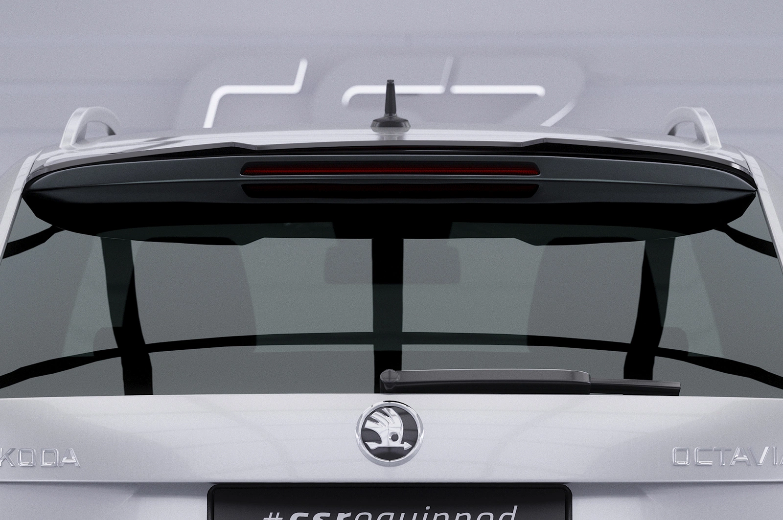 Achterspoiler Skoda Octavia III (Typ 5E) Combi 2012–2020 – CSR Automotive – Glans Zwart