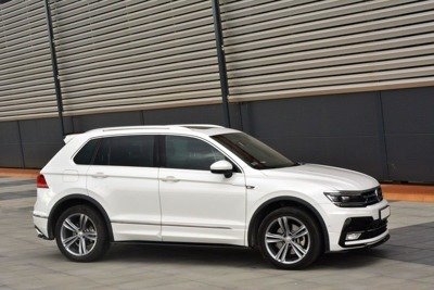 Zijskirts VW Tiguan 2 R-Line Glans Zwart