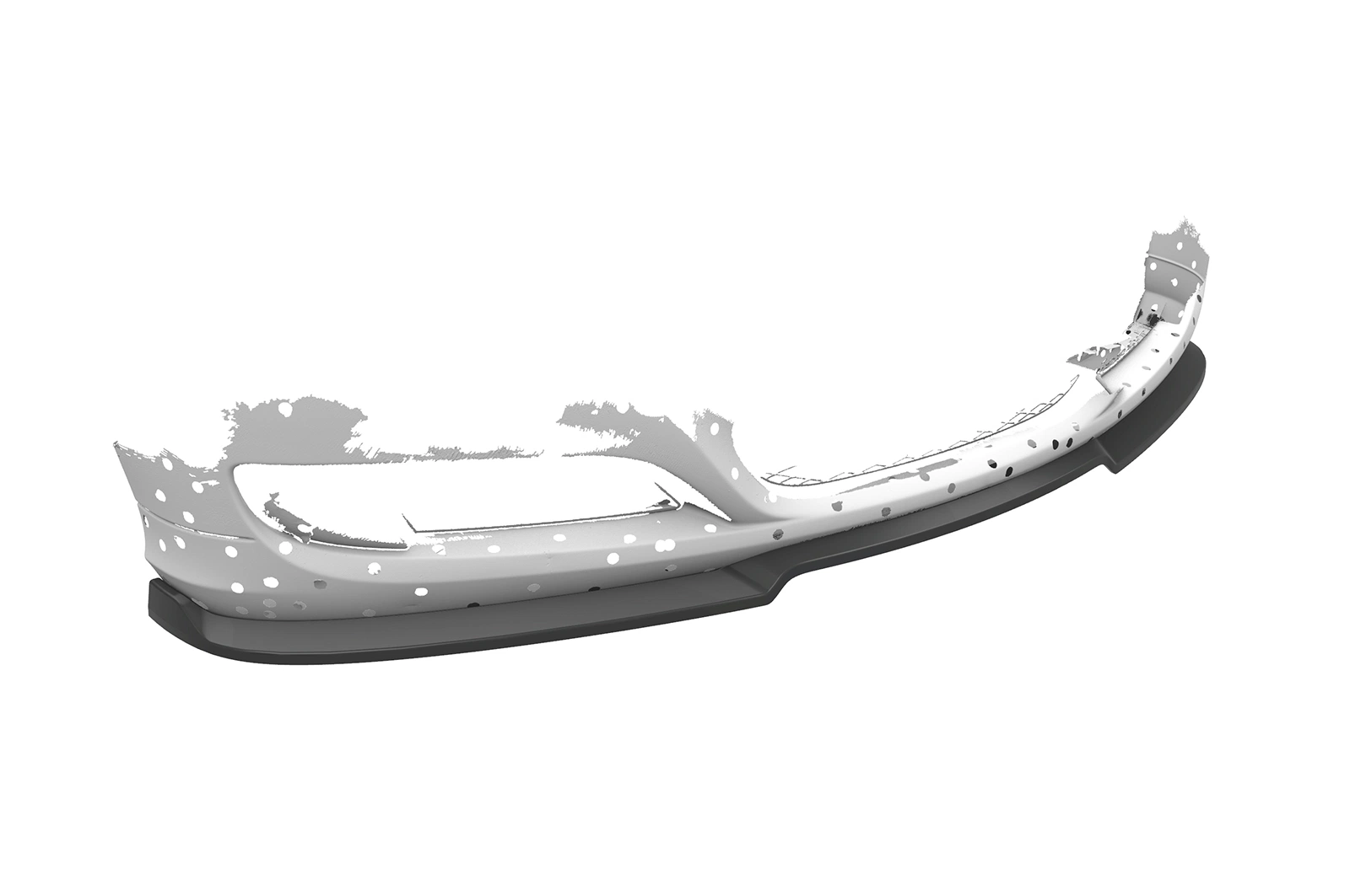 Voorspoiler BMW 3er E90/E91 LCI 2008-2012 Glans Zwart – CSR
