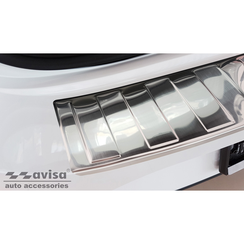 RVS Achterbumperprotector  Seat Leon IV ST Sportstourer incl. FR & Cupra Leon Sportstourer 2020-2024 & FL 2024- 'Ribs'