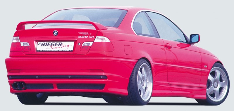 Achterbumperaanzet BMW E46 coupe/cabrio Rieger