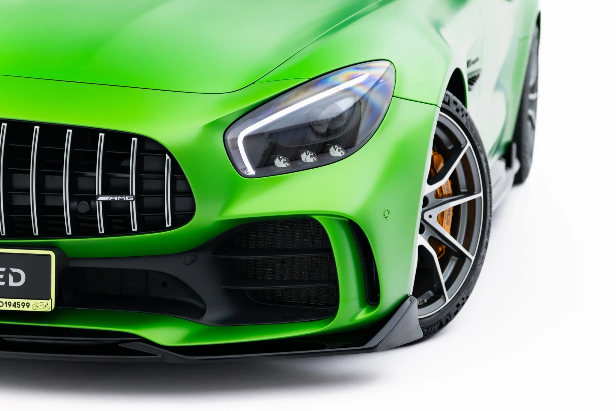 Voorspoiler Mercedes-AMG GT R C190 Facelift Glans Zwart