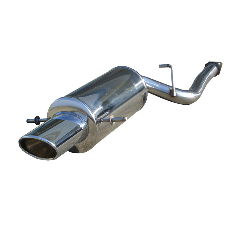 100% RVS Sportuitlaat  Subaru Impreza 4WD 2.5 STi (280pk) 2006- 150x105mm