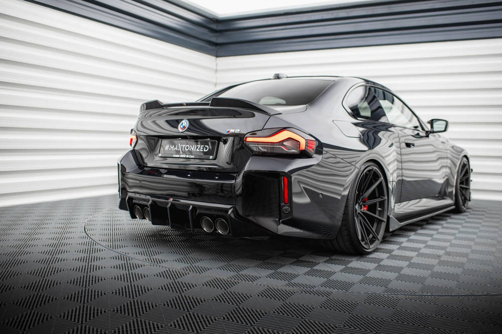 Diffuser V.1 BMW M2 G87 Maxton Glans Zwart