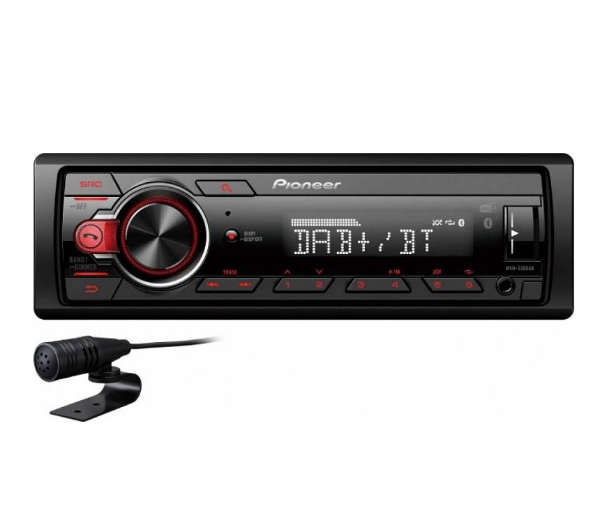 Pioneer MVH-390BT 4 x 50W Autoradio