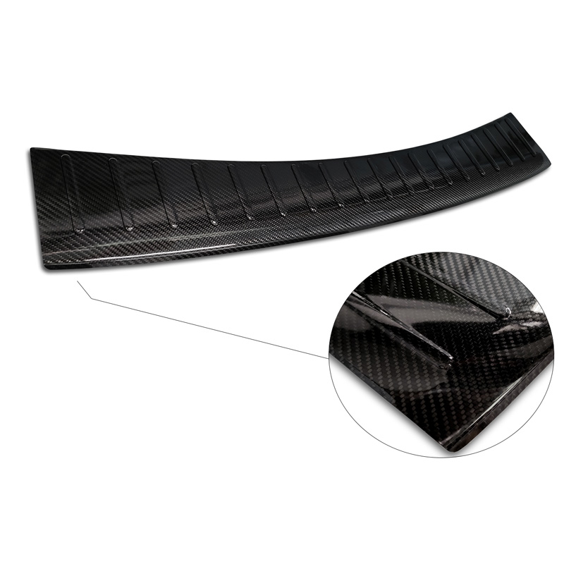 Echt 3D Carbon Achterbumperprotector  Peugeot 508 I SW 2011-2014 & Facelift 2014-2018 'Ribs'