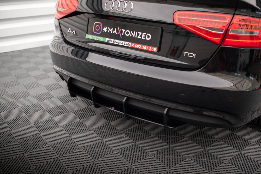 Diffuser Street Pro Audi A4 B8 FL 2011 - 2015 Maxton