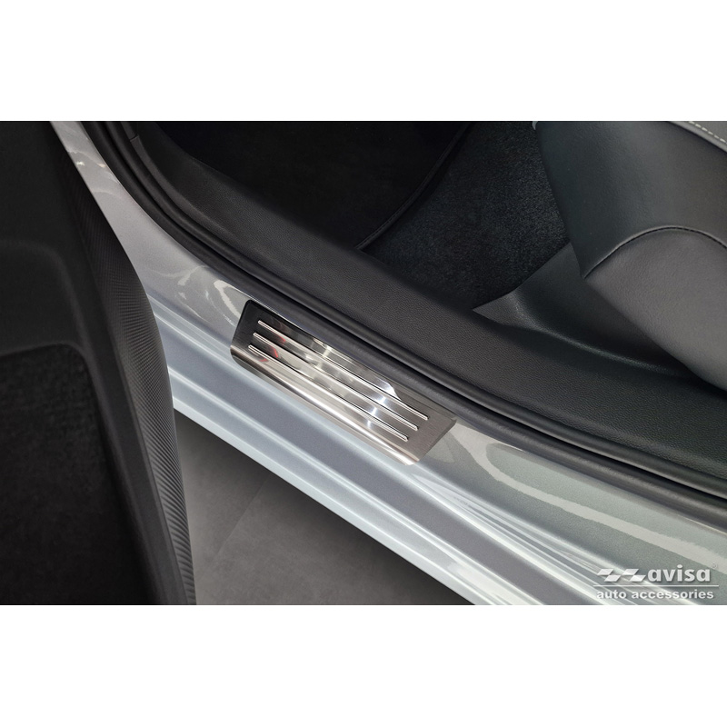 RVS Instaplijsten  Volkswagen Passat Variant (CJ5) incl. R-Line & Hybrid 2024- / Skoda Superb IV Combi 2024- 'Lines' - 4-delig