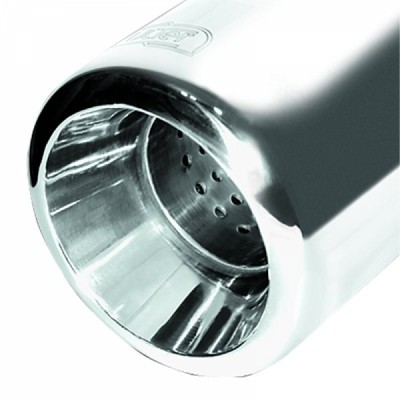 Einddemper VW Golf III 1993-1997 RVS eindstuk 80mm rond ulter