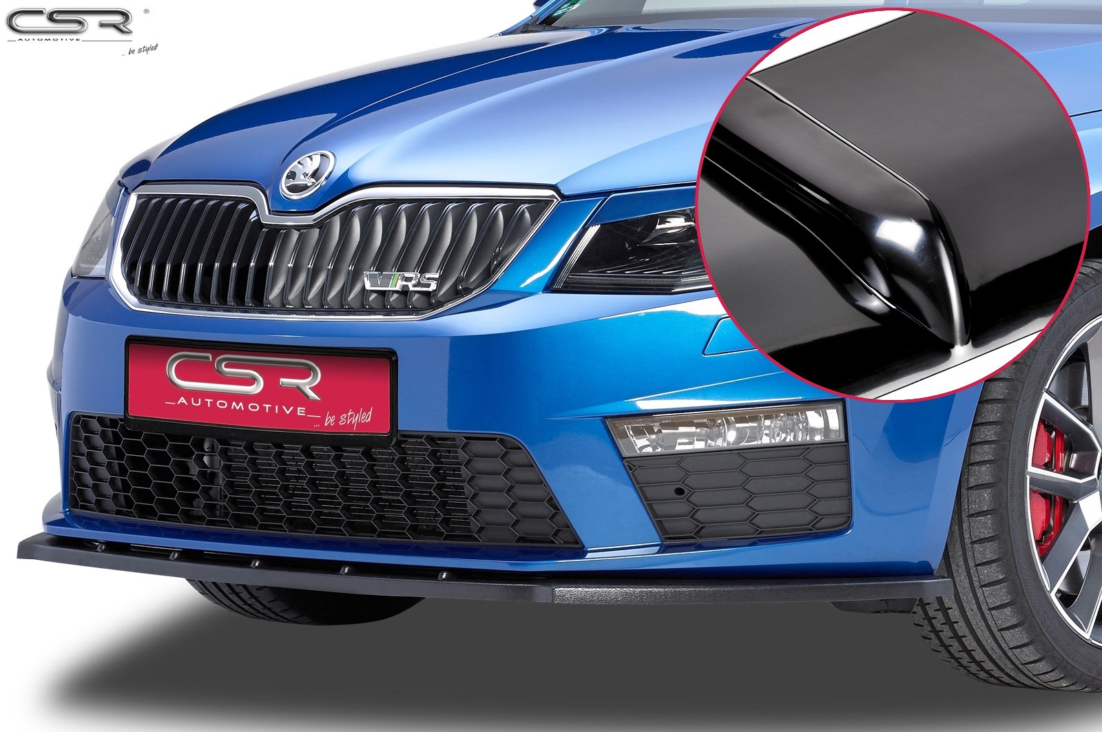 Cupspoilerlip Glossy Skoda Octavia 5E CSL097-G
