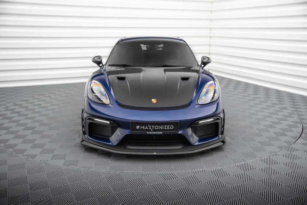 Bodykit Porsche 718 Cayman GT4 RS Maxton Glans Zwart