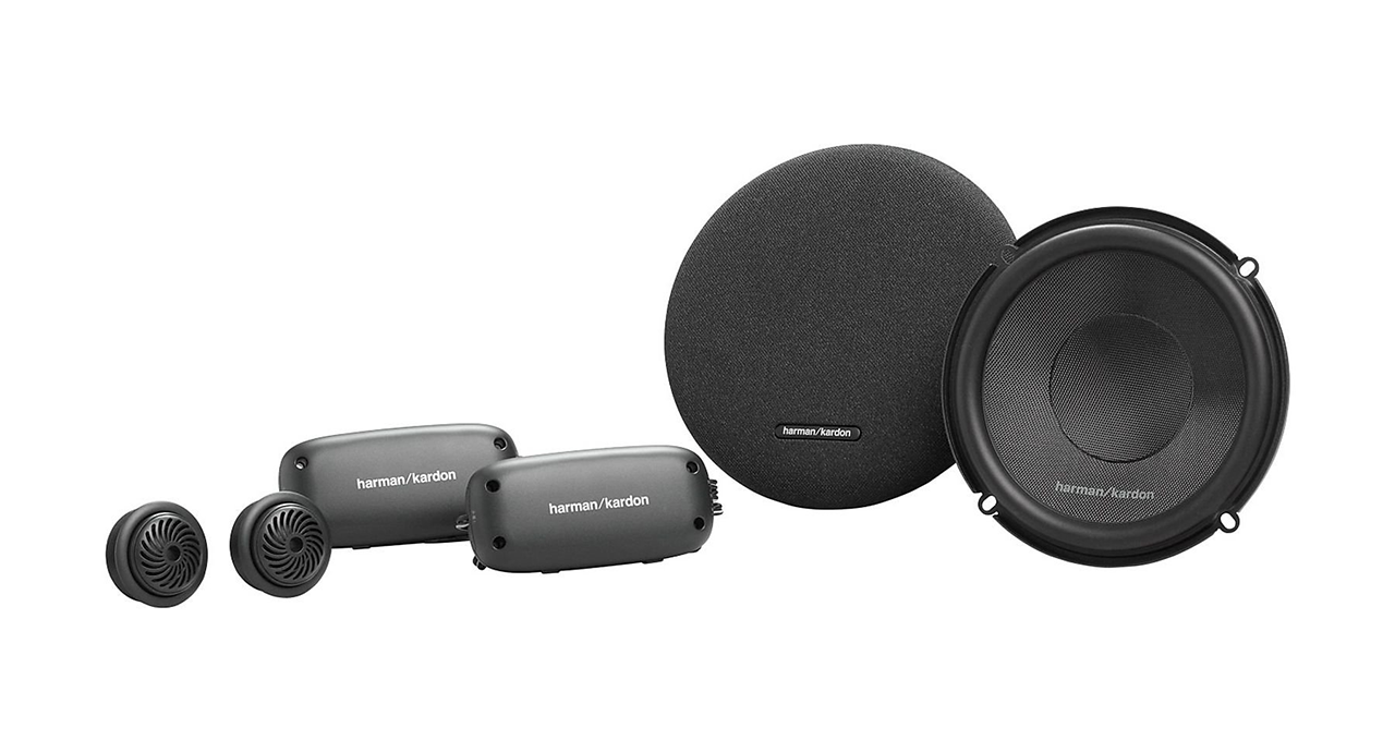 Harman Kardon FIT6C - Fit Series 2-Way 6.5 Inch Hi-Res Car Component Speakers 360W
