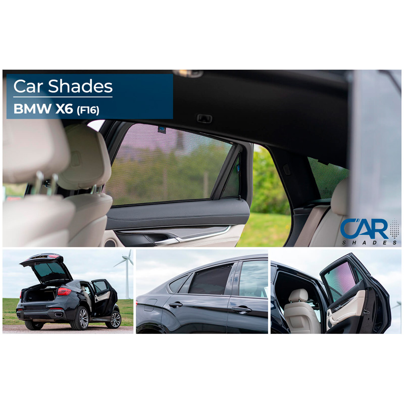 Set Car Shades  BMW X6 F16 5 deurs 2014-2019 (8-delig)