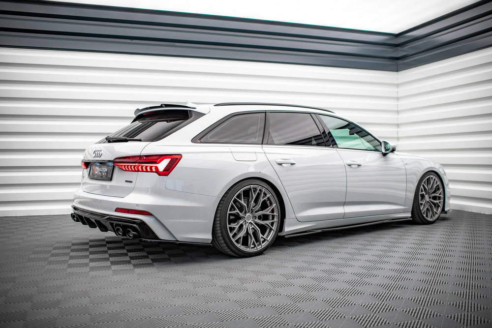 Zijdiffuser Audi A6 S-Line C8 Maxton Glans Zwart