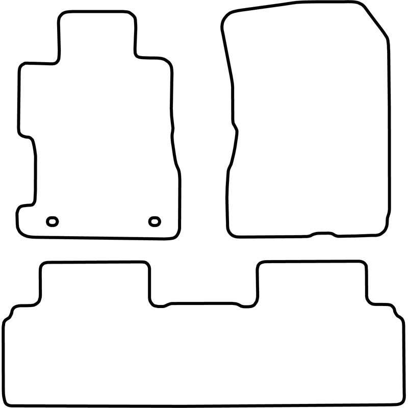 Automatten Velours  Honda Civic Hybrid 2006-