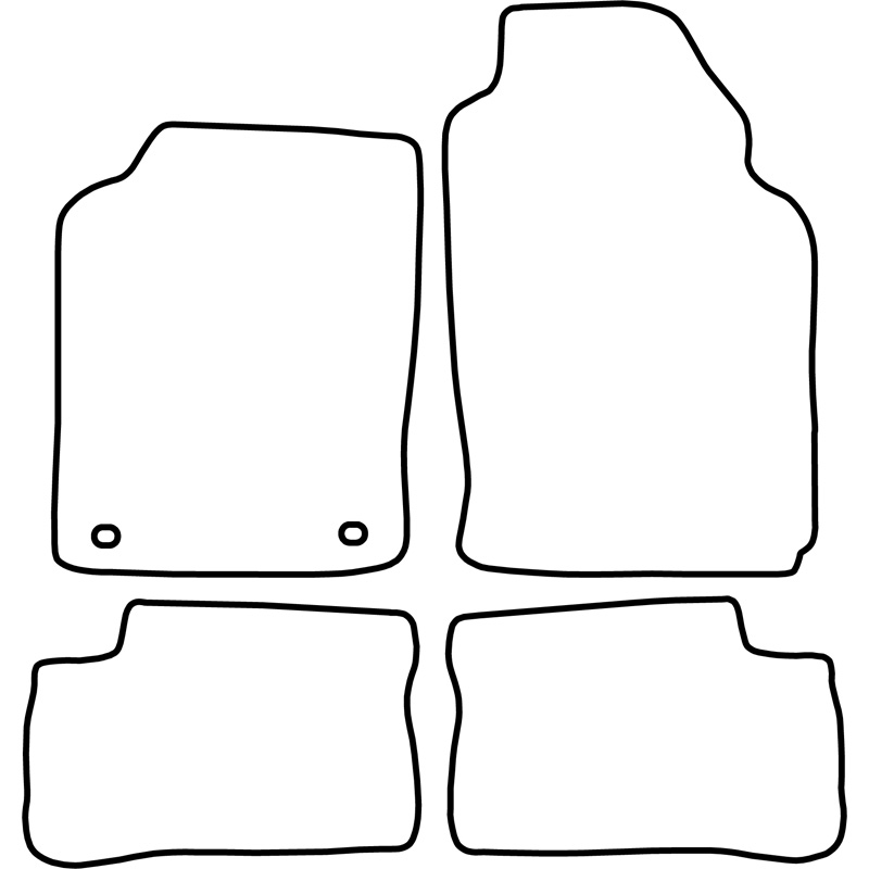 Automatten Nissan 100 NX 3/91-