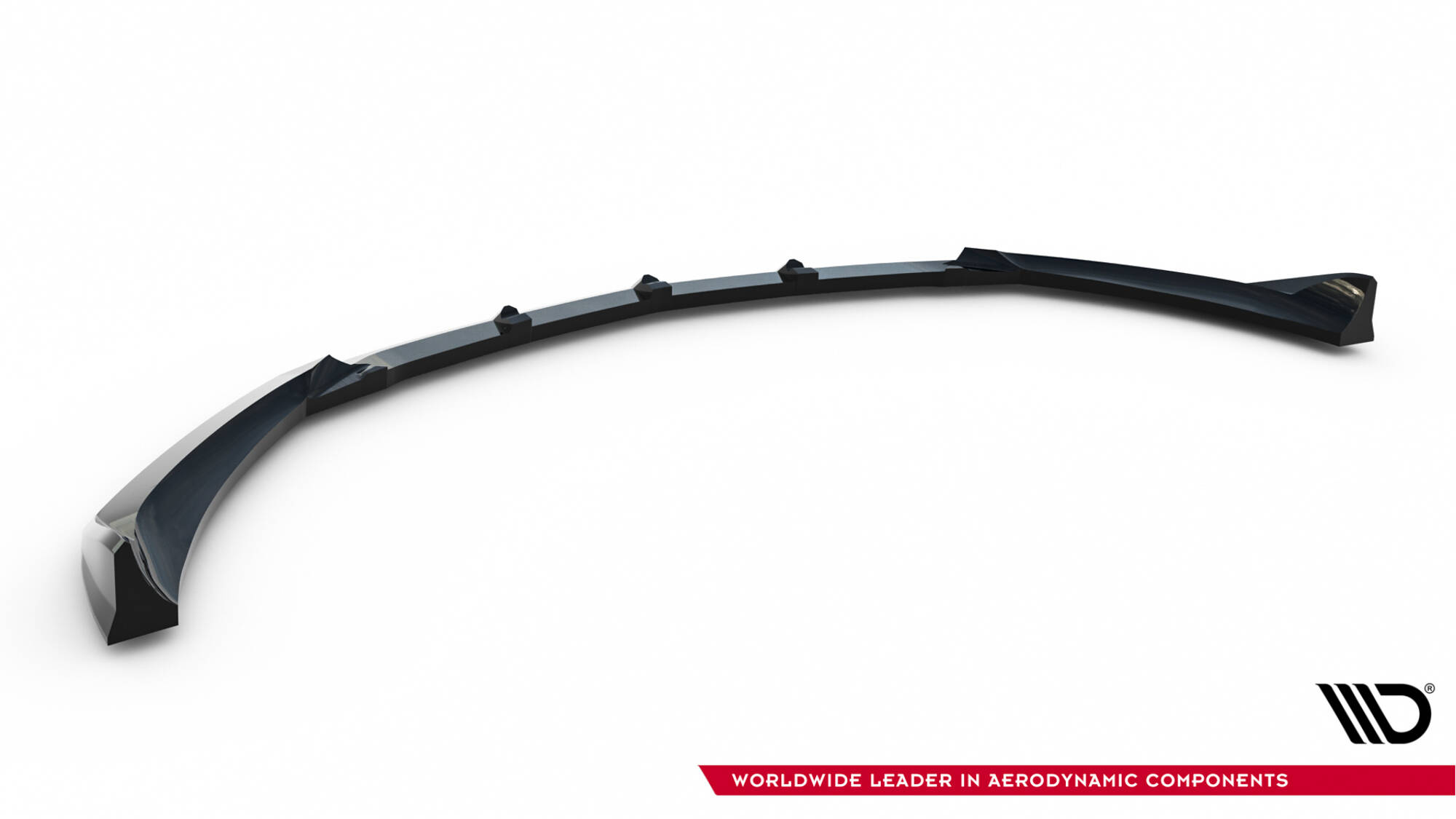 Voorspoiler Mercedes-AMG GT C C190 Facelift Maxton Glanzend zwart