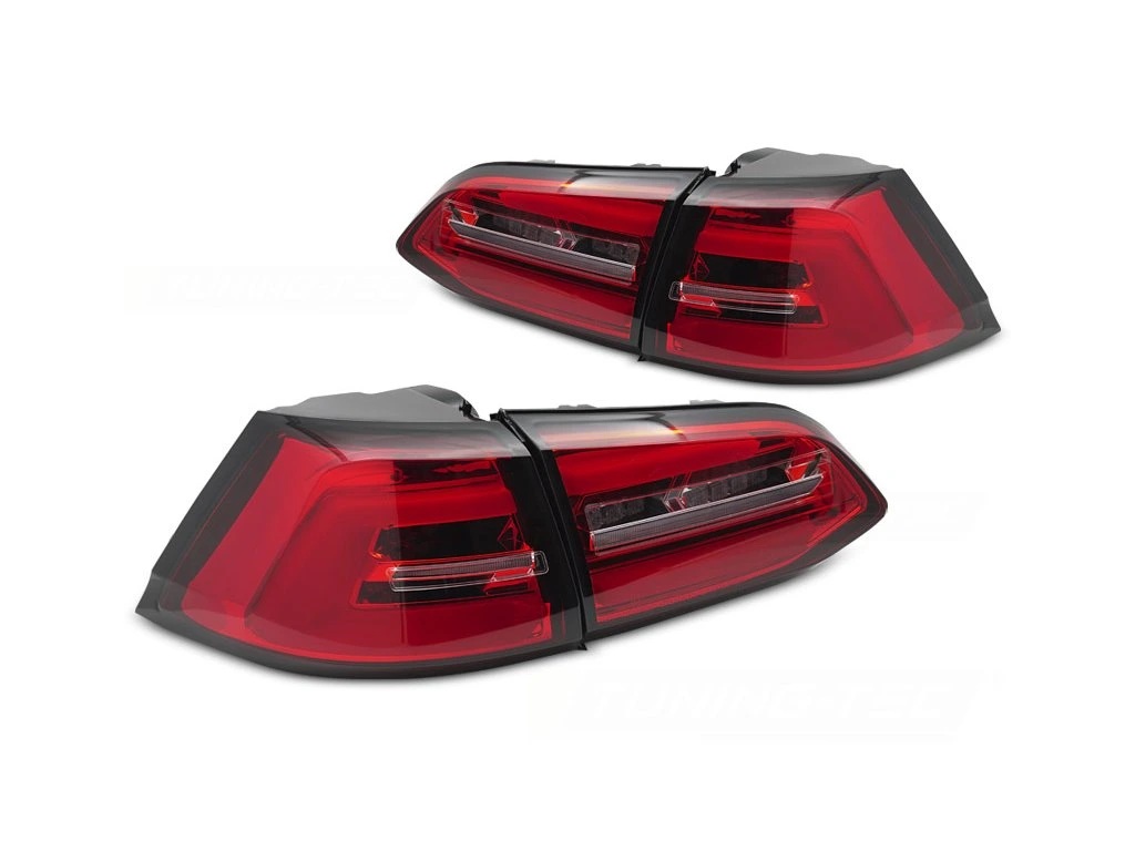 Taillights VW Golf VII 12- black/Smoke Led