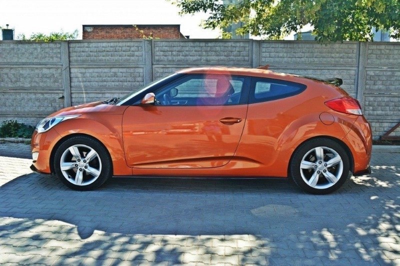 Zijskirts Diffusers Hyundai Veloster Glanzend Zwart