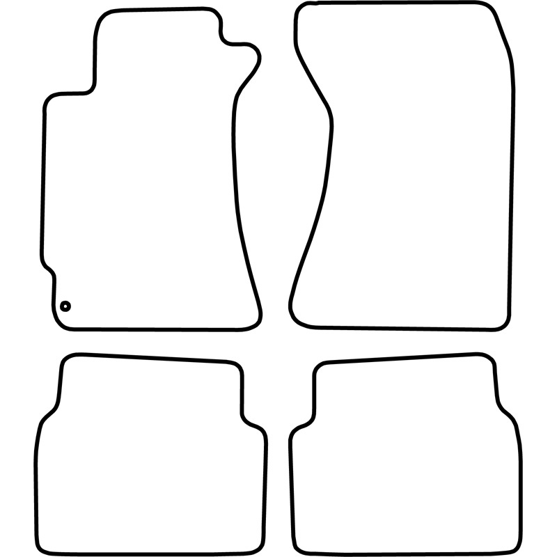 Automatten Velours  Subaru Forester 2002-2008