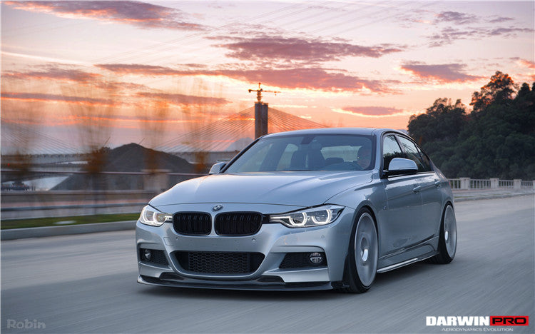 BMW 3 Series F30/F35 M-Tech GV Carbon Fiber Voorspoiler Caps 2011-2019