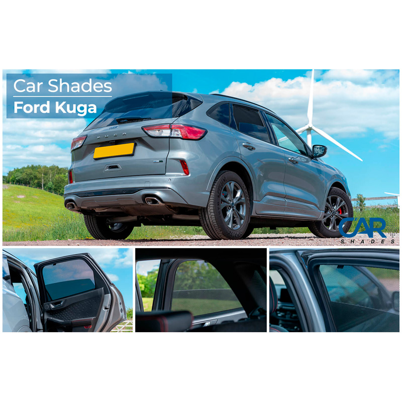 Set Car Shades (achterportieren)  Ford Kuga III 2019- (2-delig)