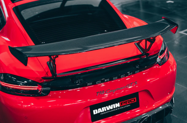 Porsche 718 Cayman/Boxster BKSS Style Carbon Fiber Spoiler 2017-2020