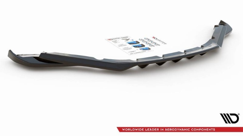 Achterspoiler BMW I8 Glanzend Zwart (met verticale bars)
