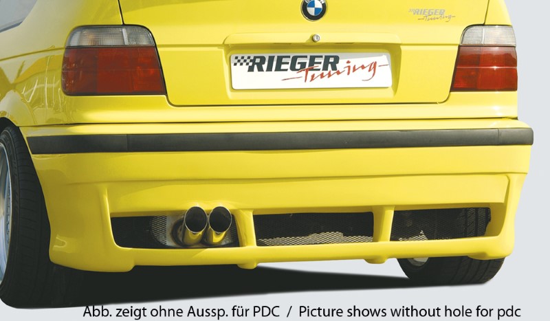 Achterbumper BMW E36 Compact met PDC Rieger