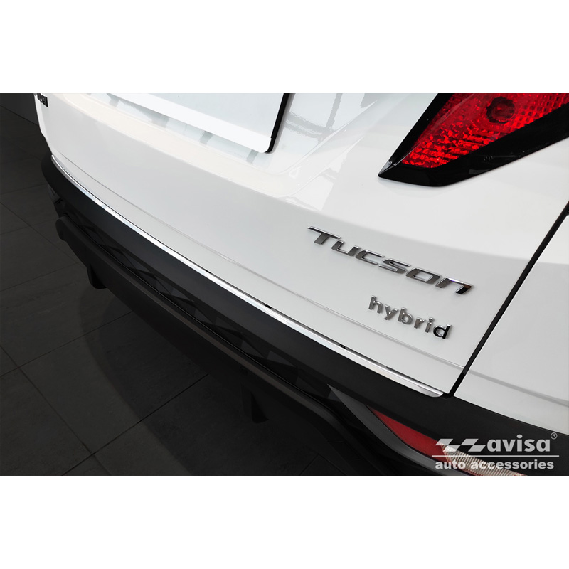 RVS Achterbumperprotector  Hyundai Tucson 2020-2024 & Facelift 2024- 'Ribs'