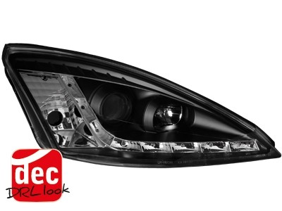 Faros Ford Focus 98-01 Los ojos del Diablo Dayline negro