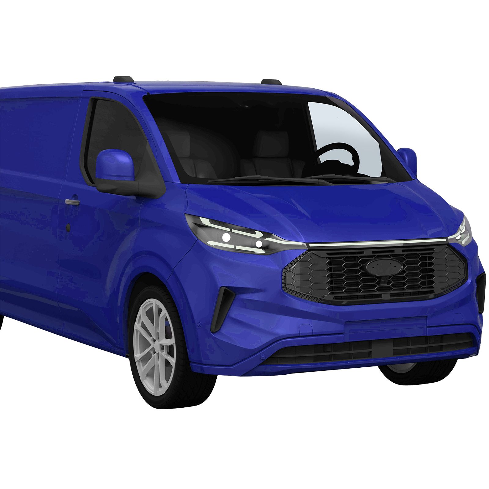 Grill zwart glans Ford Tourneo / Transit Custom vanaf 2023