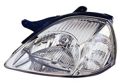 koplamp, H4, wit knipperlicht, elektr verstelb, incl motor, link