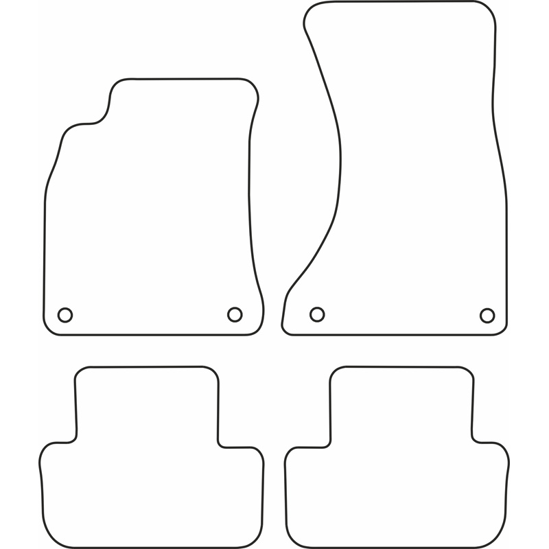 Automatten Audi A4 08-