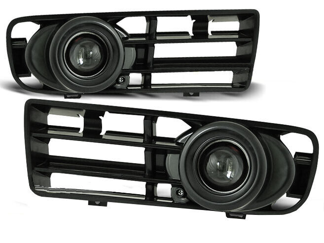 Foglights with rooster Golf IV 98-02 black