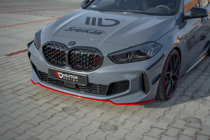 Voorspoiler BMW 1 Serie F40 M-Pack/ M135i Glans Rood V4