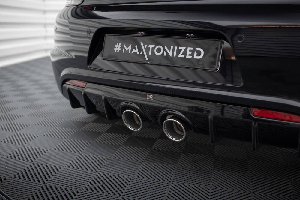 Diffuser Volkswagen Scirocco R R32 Look Maxton Glans Zwart