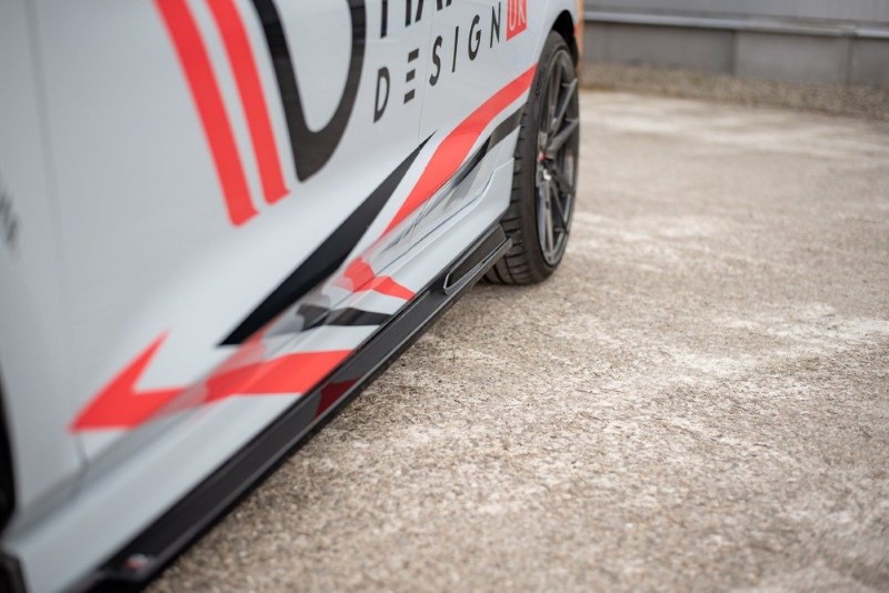 Zijskirts Diffusers Ford Fiesta Mk8 ST / ST-Line V.3 Glanzend Zwart