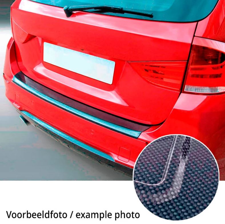 ABS Achterbumper beschermlijst  Audi Q6 e-tron (GFB) 2024- Carbon-Look