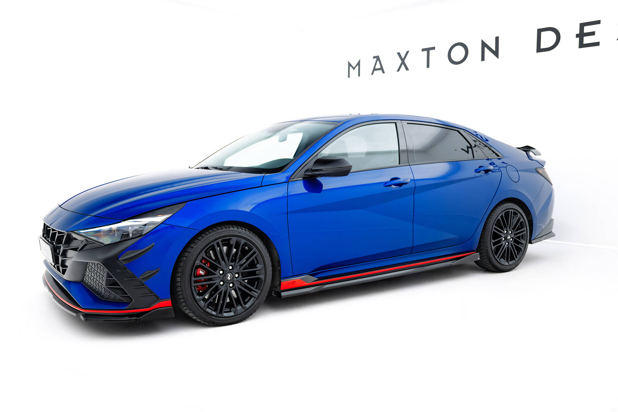 Bodykit Hyundai Elantra N MK7 Maxton Glanzend zwart