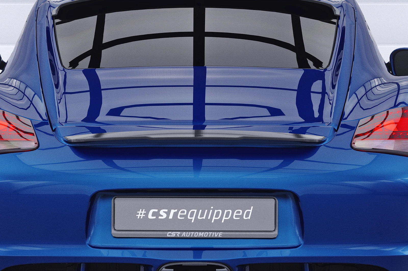 Achterspoiler Porsche Boxster 987 / Cayman 987 Facelift glans zwart 2009–2012