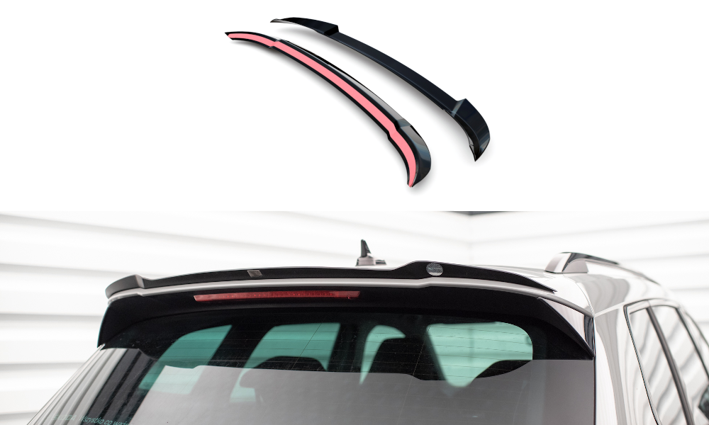 Spoiler Skoda Karoq Sportline FL Maxton Glans Zwart