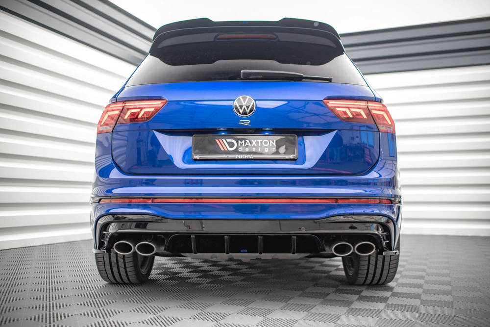 Diffuser VW Tiguan R MK2 Facelift Maxton Glans Zwart